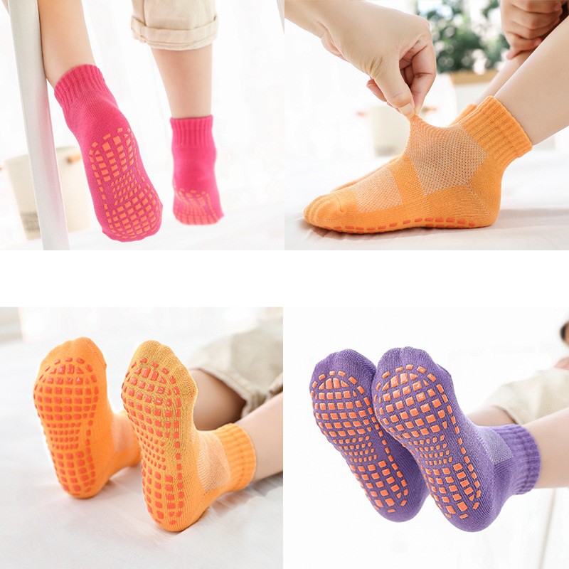 พร้อมส่ง!!!! ถุงเท้ากันลื่น ถุงเท้าลำลอง สำหรับเด็ก อายุ 4 - 8 ขวบ