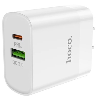 HOCO C80 ปลั๊กชาร์จพร้อมสายPD 20W Quick Charge 3.0 PD 3.0  สำหรับ Type-C to L