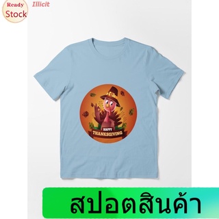 เสื้อยืดยอดนิยม Happy Thanksgiving T-Shirt Turkey Day Gift Shirt T-Shirt Classic T-Shirt Essential T-Shirt Short sleeve