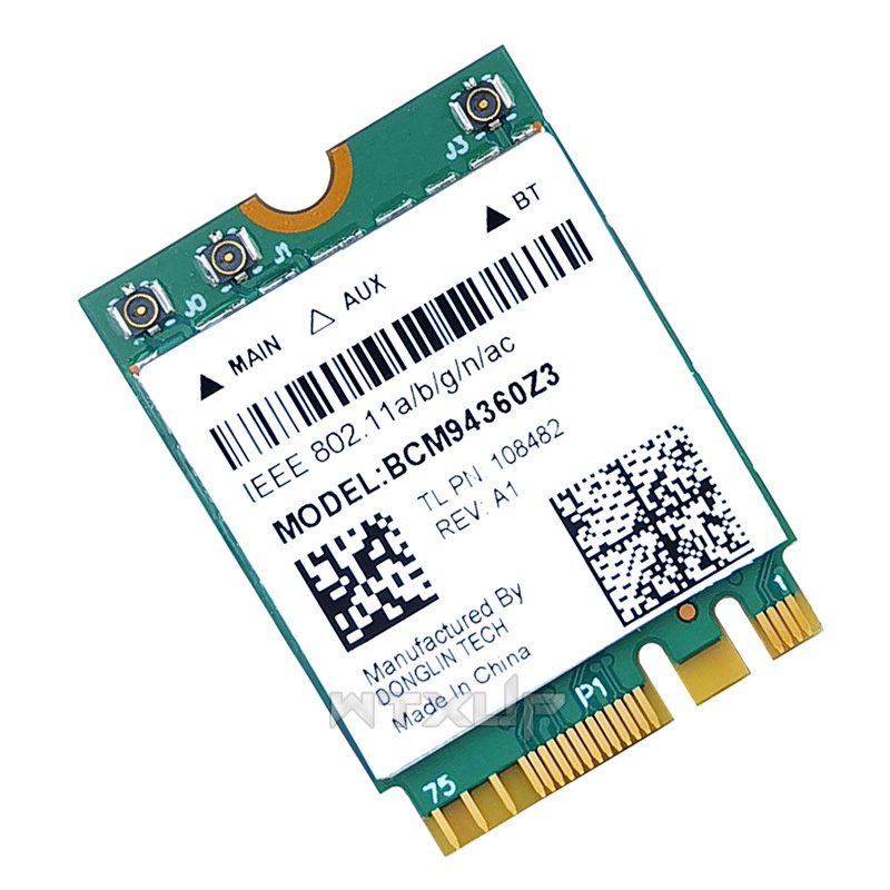 Dual Band 1200Mbps BCM94360NG BCM94360Z3 WiFi Card for MacOS 802.11Ac Bluetooth 4.0 Wireless Adapter Antenna Kit #7