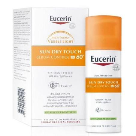 Eucerin Sun Dry Touch Sebum Control DP60 SPF50+++ ยูเซอรีน ซัน ดรายทัช ซีบั่ม คอนโทรล ดีพี 60+ 50ml. ราคา ถูกที่สุด ดีลบีเคเค แกลเลอรีภาพที่ 2