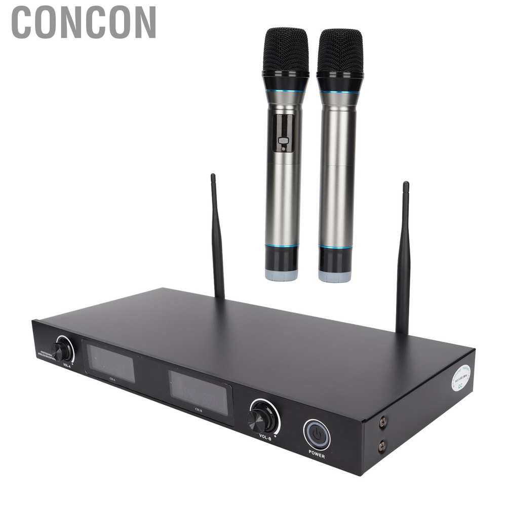 Concon Ug』380 Uhf ไมโครโฟนไร้สายพร้อมไมโครโฟน 2 ชิ้น
#8