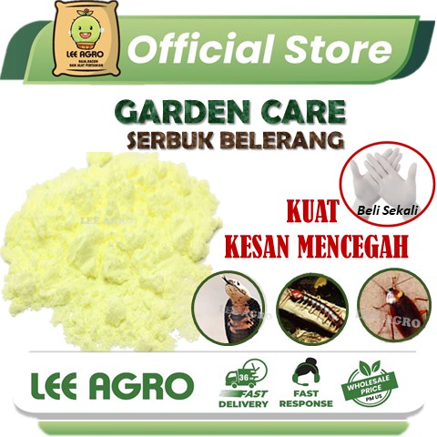 1Kg Serbuk Belerang Halau Ular/Sulfur Powder/ Sulphur Snake/ Repellent Snake/ Flakes/ Serbuk Perlala