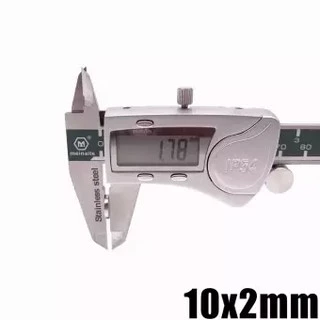 5ชิ้น แม่เหล็กแรงสูง 10x2 มม. Magnet Neodymium 10*2mm แม่เหล็ก กลมแบน 10x2mm แม่เหล็กนีโอไดเมียม 10x2มิล