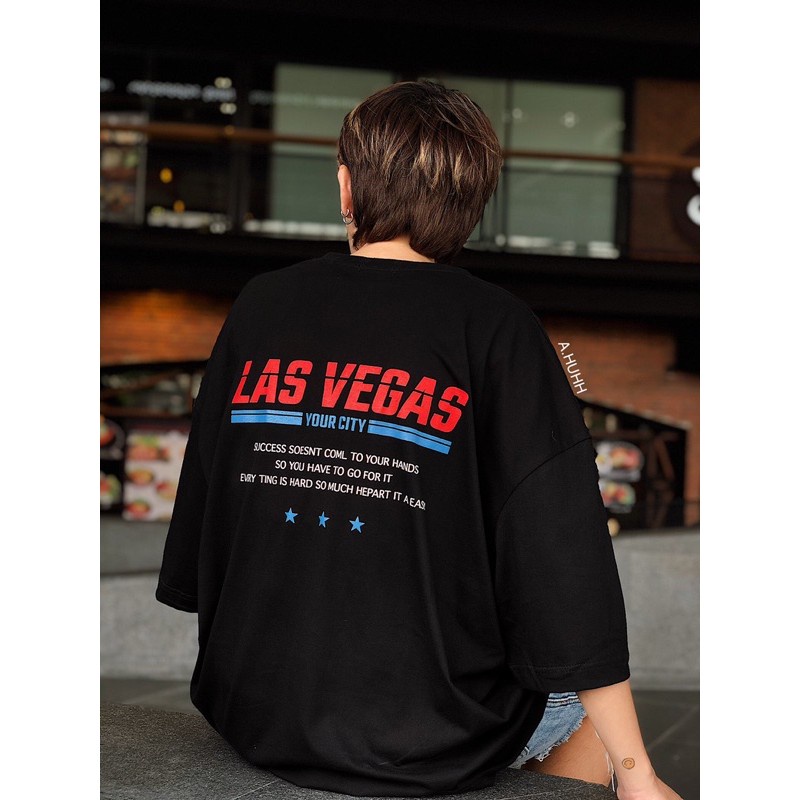 เสื้อ Oversize ลาย LAS VEGAS