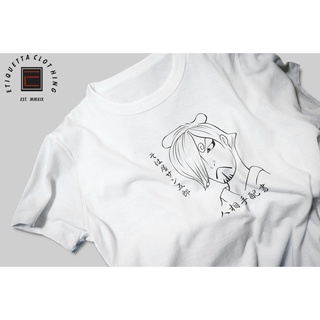 เสื้อยืดผ้าฝ้ายพรีเมี่ยมเสื้ออะนิเมะ - วันพีซ - ซังโกโร่ - ซันจิเอะ &gt;Tb