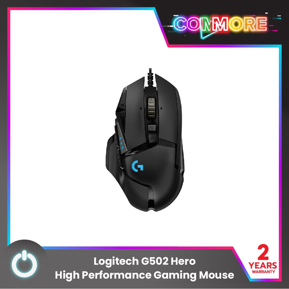 Logitech G502 Hero High Performance Gaming Mouse เมาส์เกมมิ่ง 502 HERO