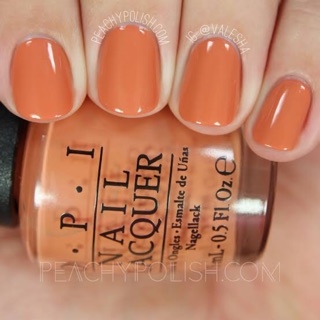 OPI Freedom of Peach โทนชานม ชาไทย ชาชัก สีพีชนู๊ดๆ นวลๆ แท้ 💯%