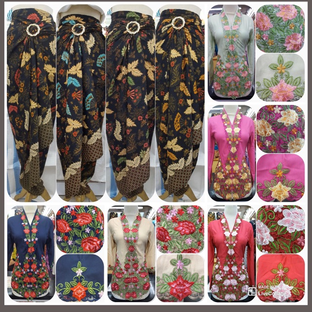 NYONYA EMBROIDERED และ PARIO KEBAYA SET