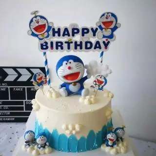ป้ายปักเค้ก ป้ายปักเค้กกระดาษ ป้ายปักเค้กการ์ตูน hbd วันเกิดลายการ์ตูน happy birthday