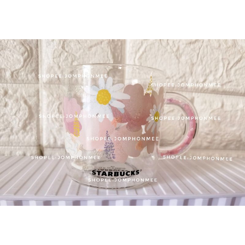 2021​ Starbucks​ Japan​ Heat-Resistant Sakura​ Glass Mug