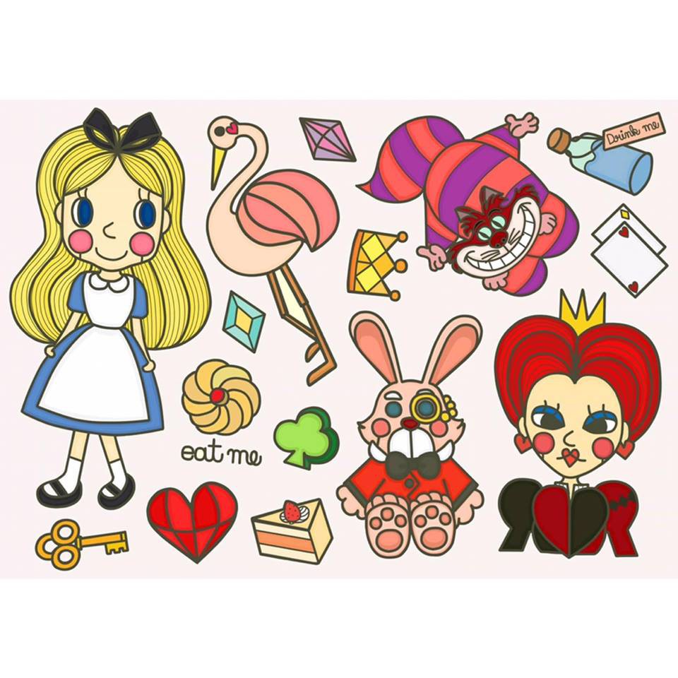 5 free 1 Sticker A6 ไดคัท กันน้ำ ลาย 1-20