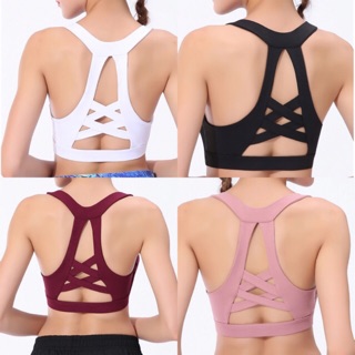 Sport​ bra​ ชุดออกกำลังกาย สปอร์ตบรา พร้อมส่ง