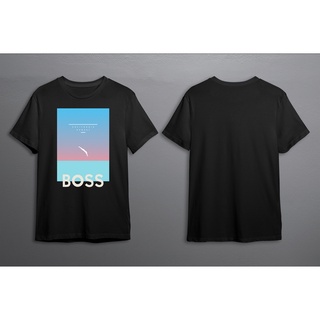 เสื้อยืดผ้าฝ้ายพรีเมี่ยม เสื้อยืด พิมพ์ลาย hgo boss noah