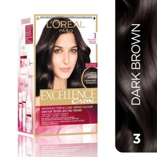 #Loreal Excellence color #ลอรีอัล สีย้อมผม สีผมปิดผมขาว ได้แนบเนียนสนิท มีหลายเฉดสีให้เลือก