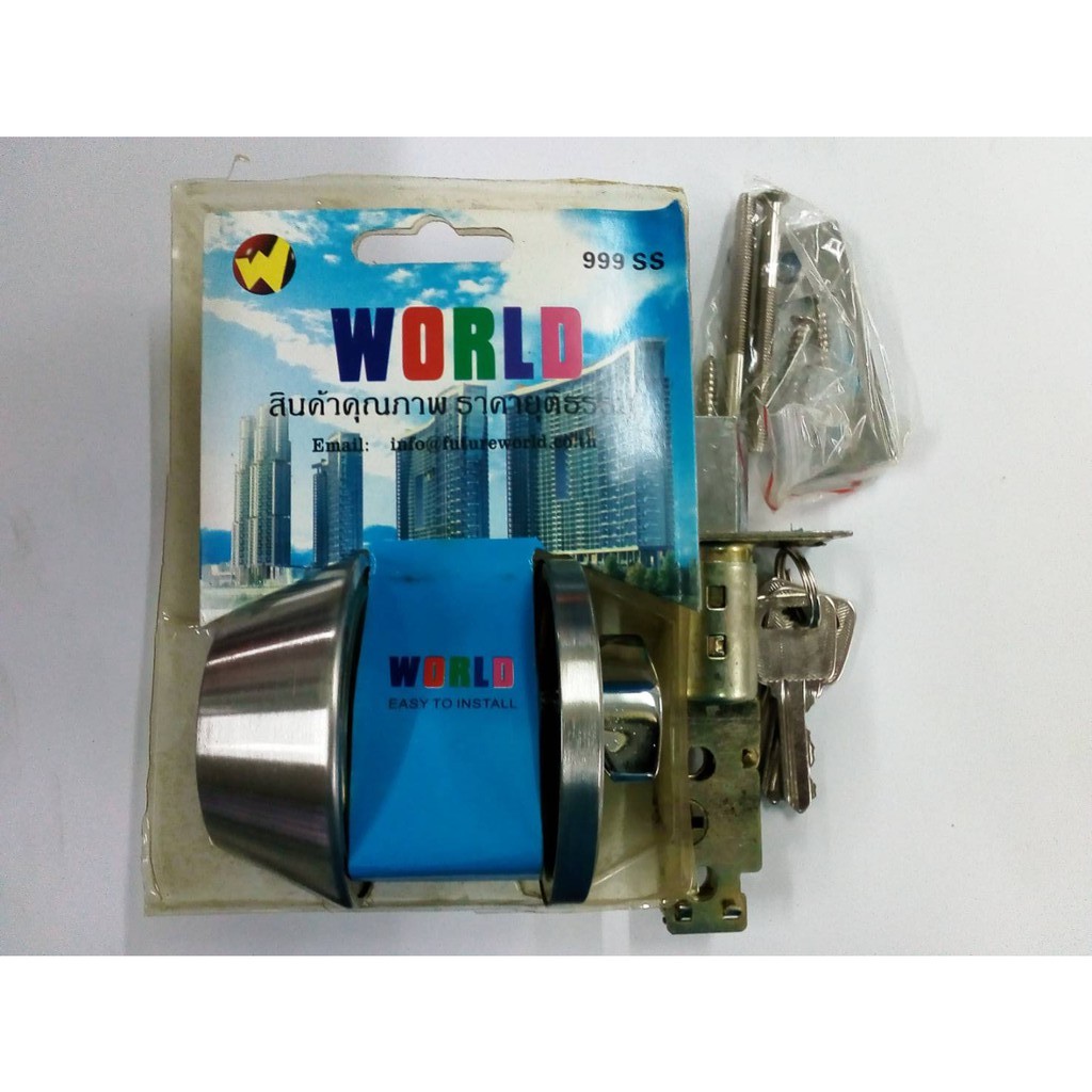 ลูกบิตตรา WORLD รุ่น999ss DEAD BOLT