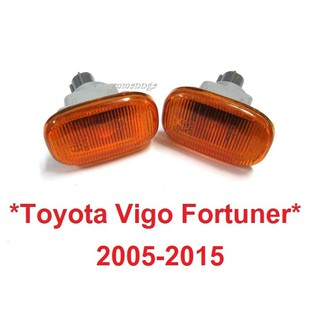 ไฟเลี้ยว ไฟแก้ม TOYOTA HILUX VIGO 2005-2015 FORTUNER ไฟข้าง ไฟสัญญาณ โตโยต้า วีโก้ ฟอร์จูนเนอร์