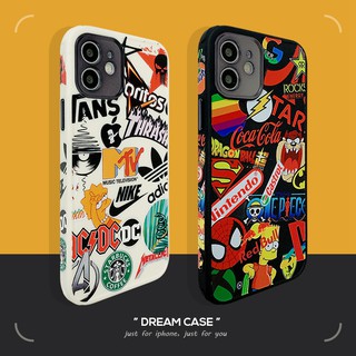 เคสมือถือ TPU ลายการ์ตูน แบบป้องกันเลนส์กล้อง สำหรับ  （ For iPhone 7 ~ 13 Pro Max ）