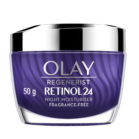 OLAY โอเลย์ Regenerist Retinol24 Night Moisturizer มอยเจอร์ไรเซอร์ ครีมลดริ้วรอย สำหรับกลางคืน 50g