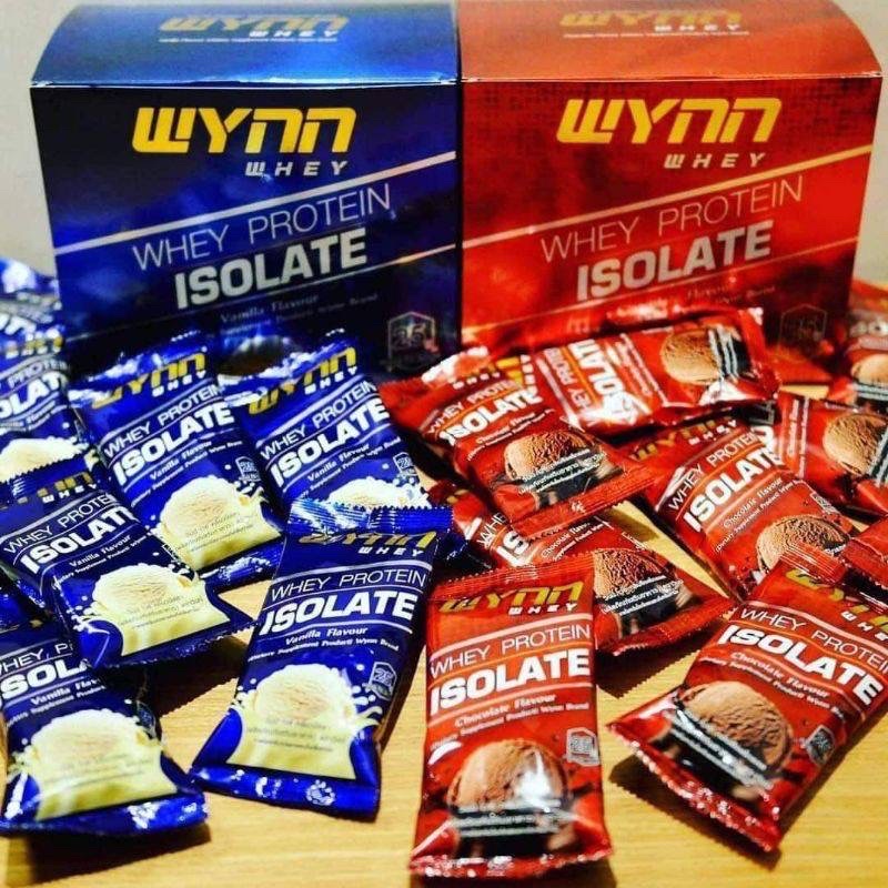 Wynn Whey Protein วินเวย์โปรตีนไอโซเลต เวย์เพิ่มกล้ามเนื้อ เวย์ลดน้ำหนัก✅ของแท้100%