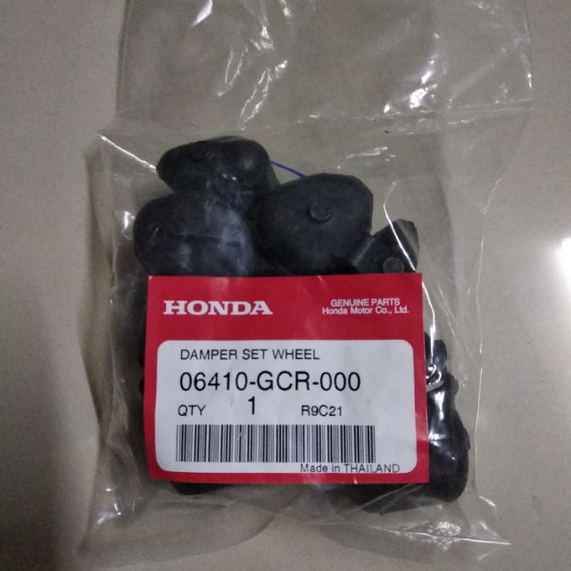 ยางกันกระชาก ( ยางดุม ) ครบชุดสำหรับ 1 ดุมล้อ sonic , Dash , CBR150 , nice , LS แท้ Honda