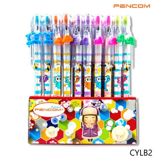 Pencom CYLB2  ดินสอต่อไส้คลิบการ์ตูน(รับสินค้าตามภาพให้แจ้งในแชทนะคะ)