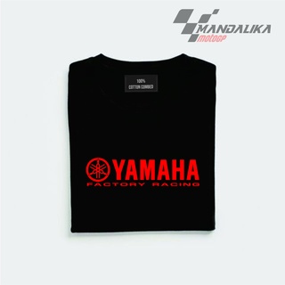 เสื้อยืดคอกลมเสื้อยืด คอกลม พิมพ์ลาย yamaha racing team mandalika gp series motogp lombokS-5XL