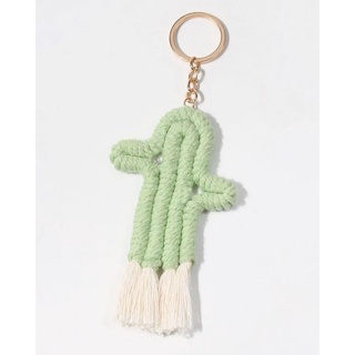 Cactus keychain พวงกุญแจกระบองเพชร สีโทนพาสเทล น่ารักสุดๆ