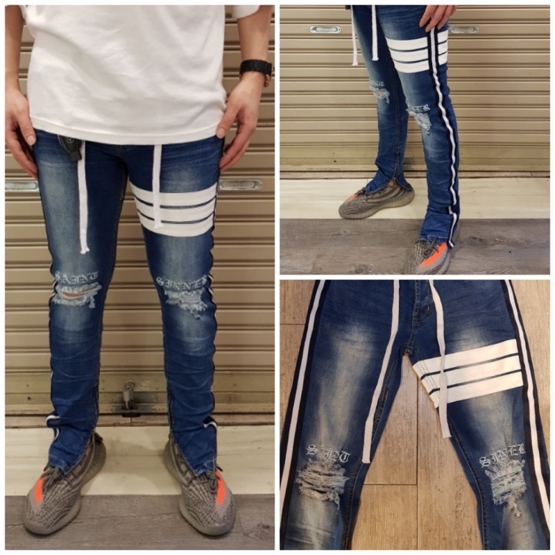 Hold'em Denim Style  กางเกงยีนส์ฟอกสีซีด  งานพรีเมี่ยม