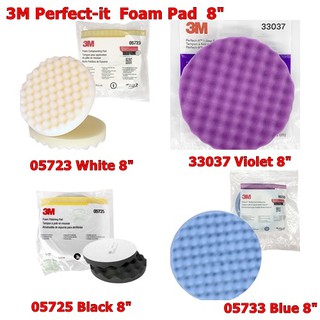 (1 ชิ้น) 3M 05723 05725 05733 33037 Perfect-it Foam Pad , 1-Step ฟองน้ำขัดสีรถแบบ ขัดหยาบ ขัดละเอียด ขัดเงาละเอียด รถสีเ