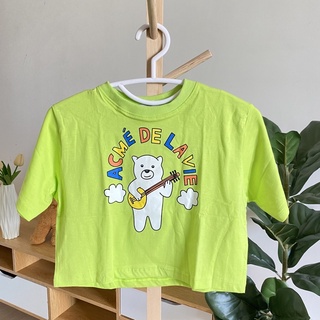 🧸เสื้อครอปน้องหมี งาน ZARA  ฟรีไซร์ (งานมือ 1 ) มี 4 สี