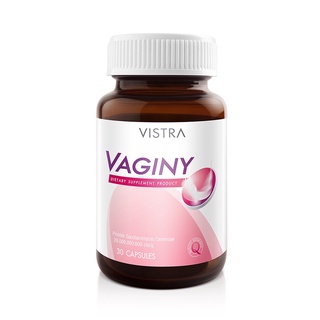 Vistra Vaginy วิสทร้า วาจินี่ ปรับสมดุลของจุลินทรีย์ เกี่ยวกับจุดซ่อนเร้น ขนาด 30 แคปซูล