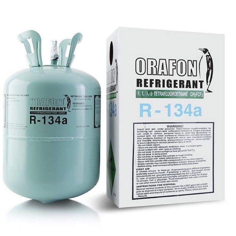 น้ำยาแอร์ R134A ยี่ห้อORAFON ขายถังพร้อมน้ำยา บรรจุน้ำยา 13.6กก. ราคา ถูกที่สุด ดีลบีเคเค แกลเลอรีภาพที่ 5