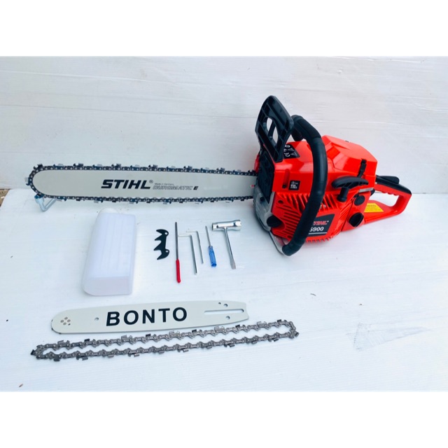 เลื่อยยนต์รุ่น 5900 5 แรง บาร์ stihl หัวเฟือง 20 นิ้ว+บาร์โซ่ 11.5 นิ้ว 1 ชุด