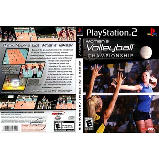 แผ่นเกมส์ PS2 Womens Volleyball Championship    คุณภาพ ส่งไว (CD)