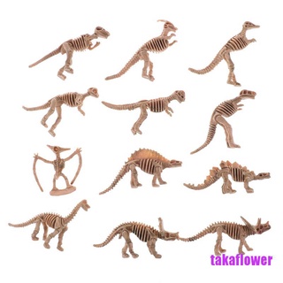 Takaflower โครงกระดูกไดโนเสาร์พลาสติก ของเล่นสําหรับเด็ก