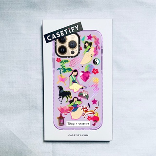 Casetify X Disney Princess MULAN เคสนิ่ม สีม่วง สําหรับ IPhone 14 13 12 11 Pro MAX Mini XS MAX XR X SE 6 6S 7 8 Plus