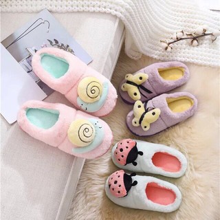 👡 รองเท้าใส่ในบ้าน  slipper พื้นนิ่ม ลายสัตว์น้อยน่ารักมากๆ