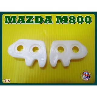 แป้นรับกลอนประตู ซ้ายและ ขวา (016) - MAZDA M800 Window Crank Cover Set   L-R