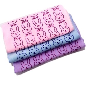 ผ้าเช็ดผมนาโนพิมพ์ลาย สีหวานพาสเทล ขนาด 35 X 75 ซม.