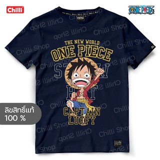 เสื้อยืดลิขสิทธิ์แท้ ลาย one piece T-Shirt DOP-969-BK เสื้อวันพีช เสื้อลิขสิทธิ์ แท้ เสื้อยืดลายการ์ตูน