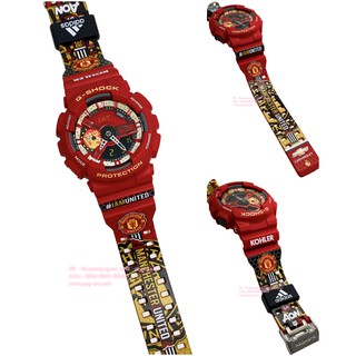 G-SHOCK CUSTOM Man United (GA-110)Set2 นาฬิกาข้อมือ กันน้ำ ดีไซน์สวย มีสไตล์ ทนทาน ใช้งานได้นาน สินค้าคุณภาพ