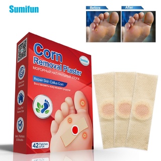 42pcs Corn Removal Patch Toe Callus Corn Remover Pads Wart Treatment