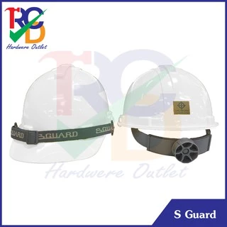 S-GUARD S1R สีขาว หมวกนิรภัย หมวกเซฟตี้ ( ปรับหมุนได้ )
