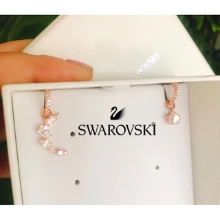 （พร้อมส่ง）ต่างหู 2021 รุ่นล่าสุด Swarovskiแท้月牙耳环