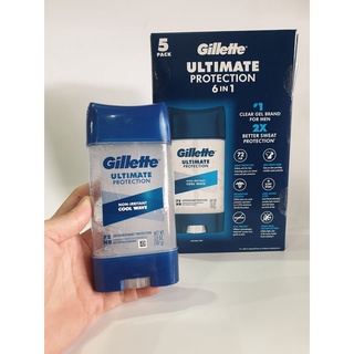 Gillette Clear Gel Advanced 5 in 1 Cool Wave โรลออนระงับกลิ่นกายแบบเจล