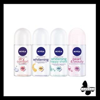 Nivea roll on for women [50//25ml.] extra whitening and dry comfort นีเวีย ดิโอ โรลออนสำหรับผู้หญิงมีสองขนาดให้เลือก