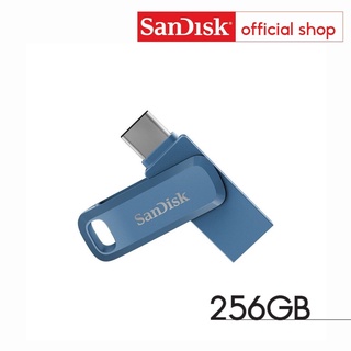 SanDisk Ultra Dual Drive Go USB Type-C 256GB Navy blue (SDDDC3-256G-G46NB, สีน้ำเงิน)