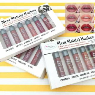 The Balm Meet Matte Hughes 6 mini Long Lasting Liquid Lipstick (Vol.1) #LimitedEdition