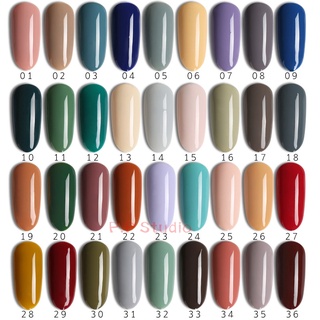 AS สีเจล สีทาเล็บ โทนสีพาสเทล ขนาด 15ml. รหัส MLD 01-18